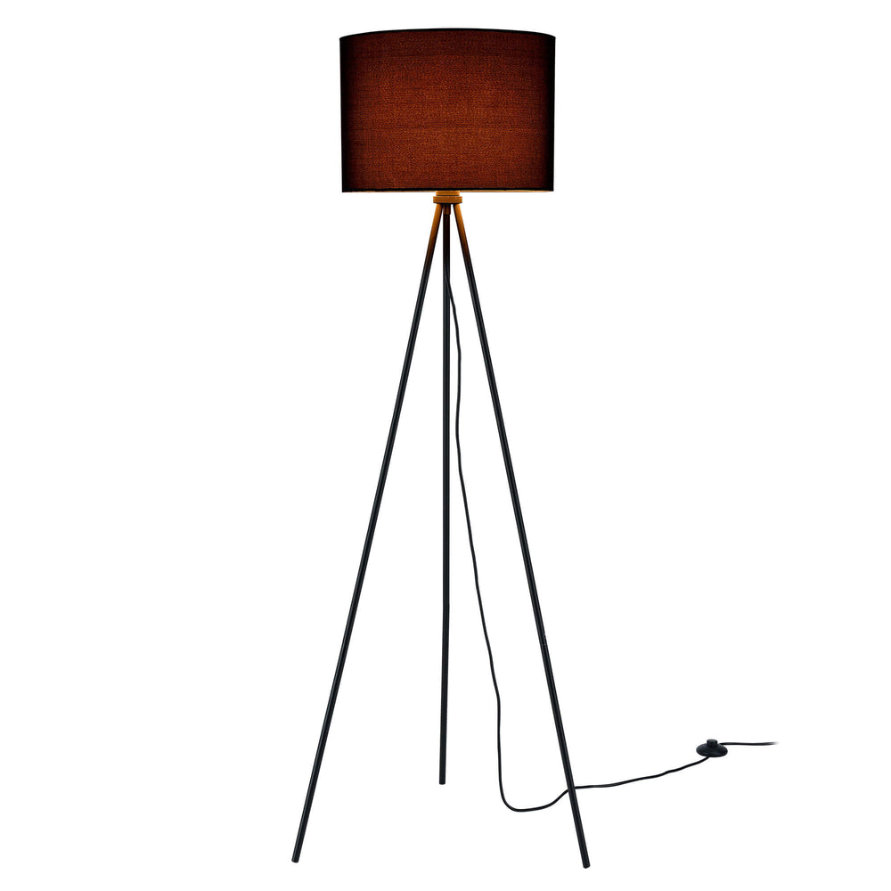 Tardos floor lamp 1x E27 D:29.5 x 150cm Black
