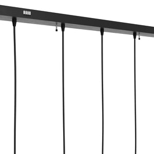 Hängelampe SOLARA 5 Lampen schwarz