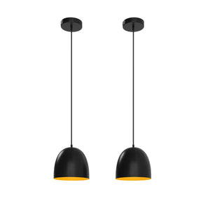 Hängelampe STEM 2er Set schwarz/gold