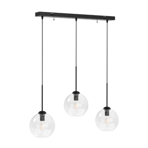 Hängelampe ZINIA 3 Lampen schwarz