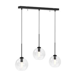 Hängelampe ZINIA 3 Lampen schwarz