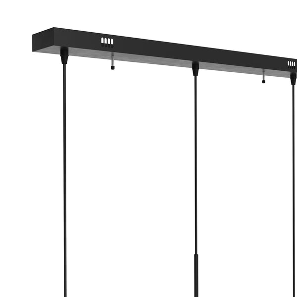 Hängelampe ZINIA 3 Lampen schwarz