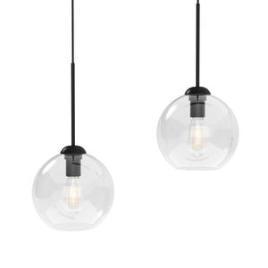 Hängelampe ZINIA 3 Lampen schwarz