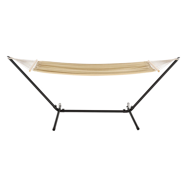 Hängematte 'Surte' mit Gestell 200x100cm Beige