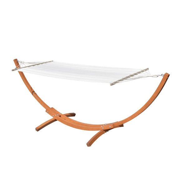 Hängematte beige mit Gestell 3.2 m