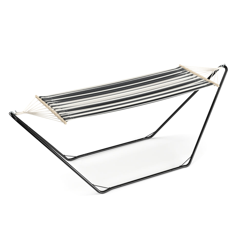 Amaca con supporto 280 cm nero/bianco