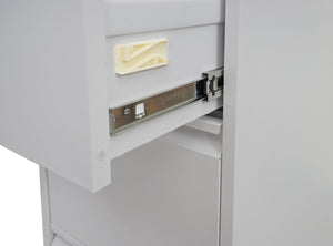 Hängeregisterschrank Aktenschrank abschliessbar 134cm grau