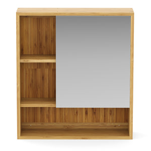 Spiegelschrank Badezimmer Bambus AURA 56 x 16 x 61 cm natur