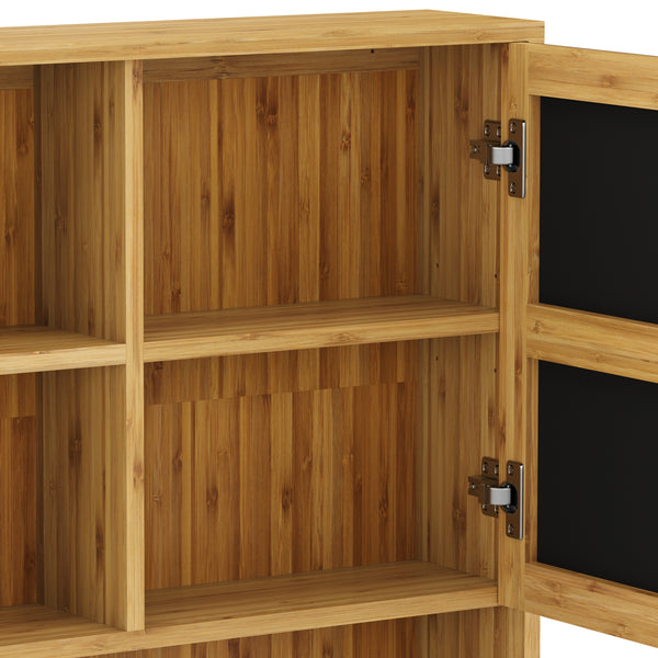 Spiegelschrank Badezimmer Bambus AURA 56 x 16 x 61 cm natur
