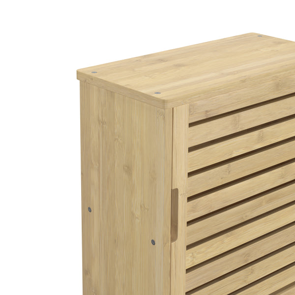 Hängeschrank Bambus SANOVA mit Ablage 40 x 20 x 60 cm natur