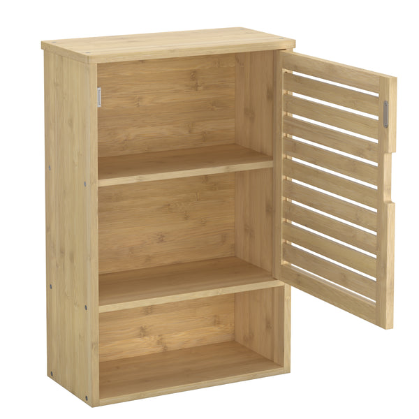 Hängeschrank Bambus SANOVA mit Ablage 40 x 20 x 60 cm natur