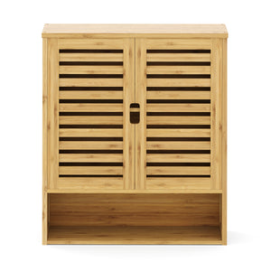 Hängeschrank Bambus SANOVA mit Ablage 59 x 21 x 67 cm natur