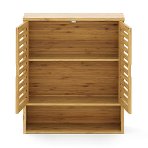 Hängeschrank Bambus SANOVA mit Ablage 59 x 21 x 67 cm natur