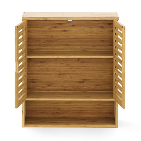 Hängeschrank Bambus SANOVA mit Ablage 59 x 21 x 67 cm natur
