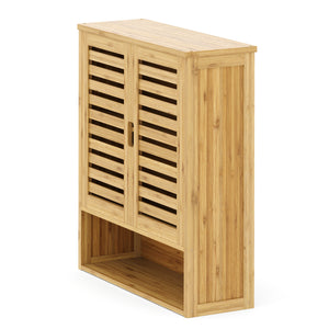 Hängeschrank Bambus SANOVA mit Ablage 59 x 21 x 67 cm natur