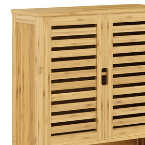 Hängeschrank Bambus SANOVA mit Ablage 59 x 21 x 67 cm natur