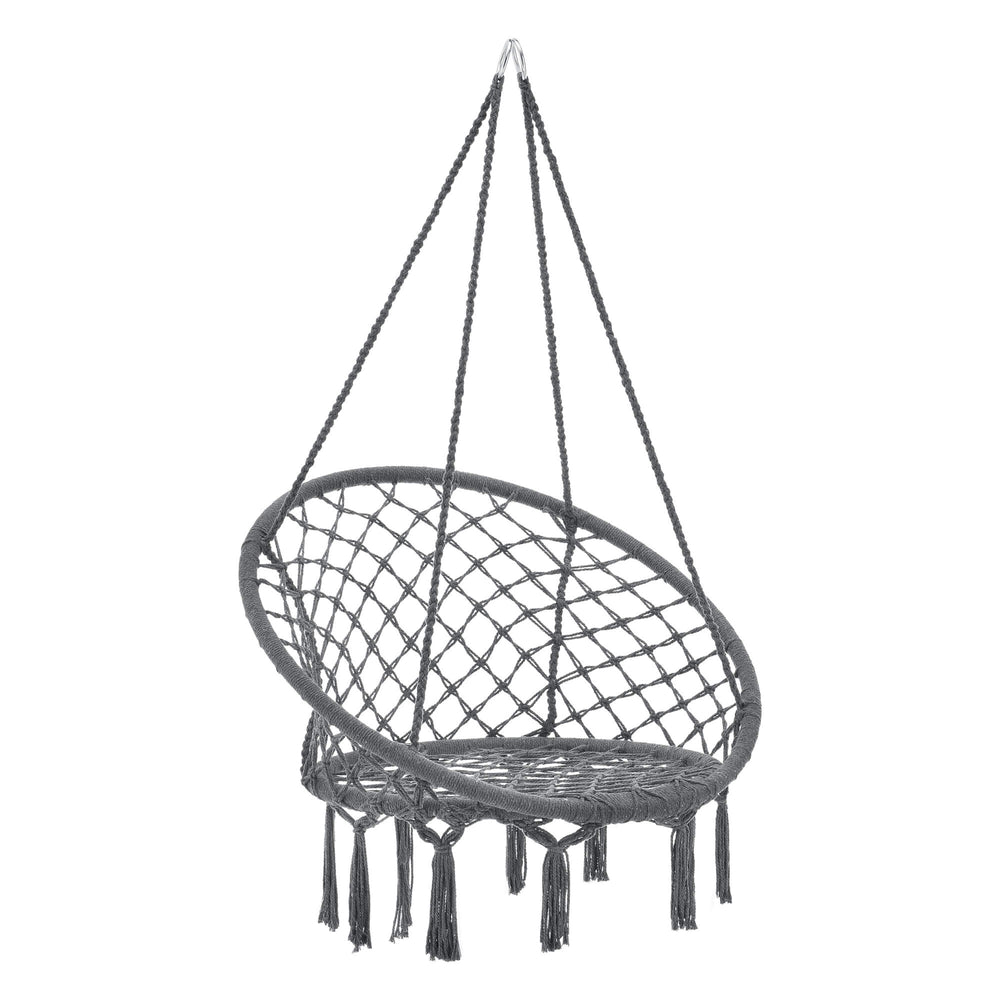Poltrona sospesa Tampico, max. 150 kg, per uso interno ed esterno, grigio scuro 
