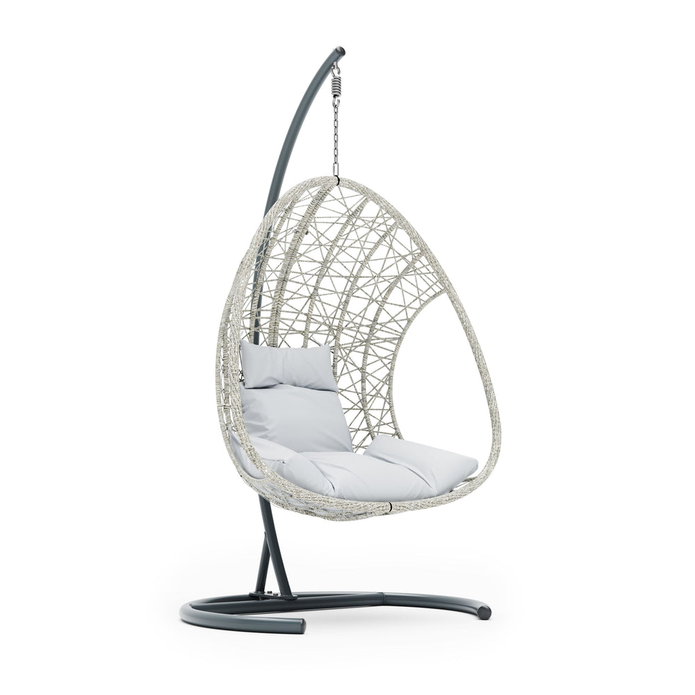 Sedia sospesa con struttura ESTONIA grigio