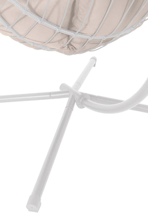 Hängesessel mit Gestell LAOS beige
