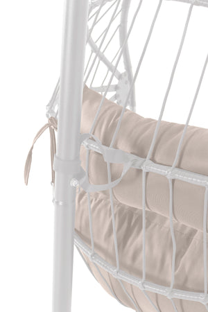Hängesessel mit Gestell LAOS beige