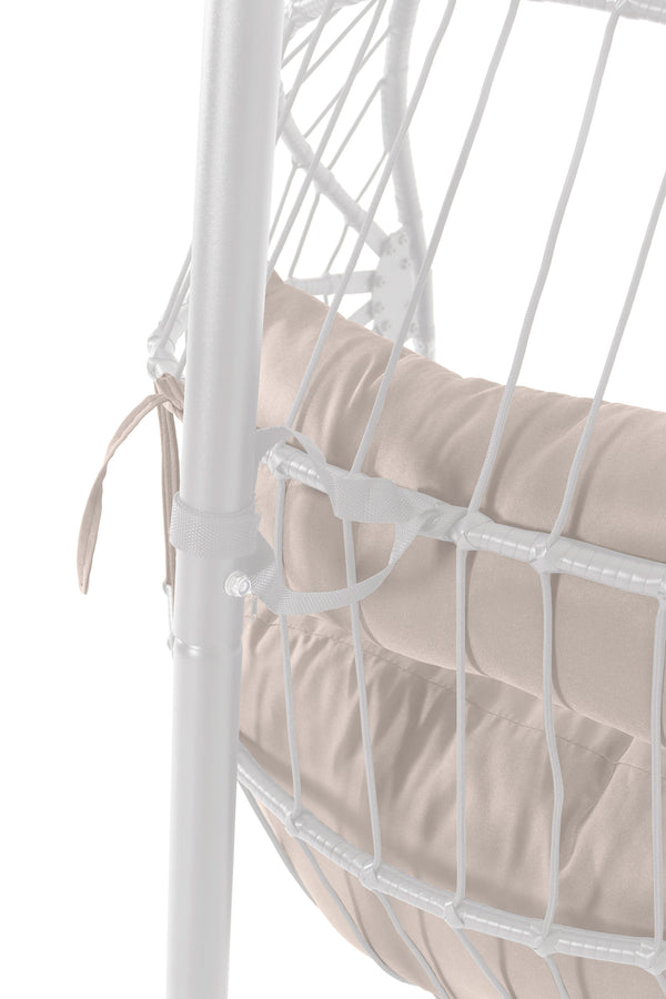 Hängesessel mit Gestell LAOS beige