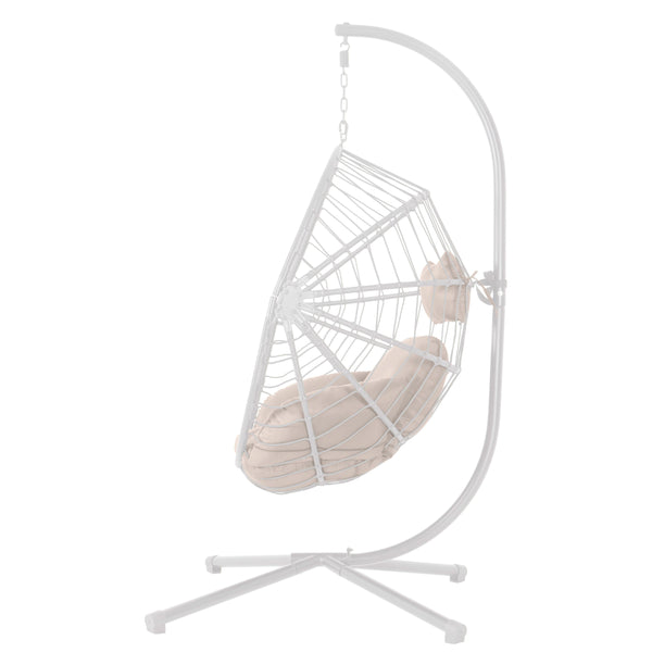 Hängesessel mit Gestell LAOS beige