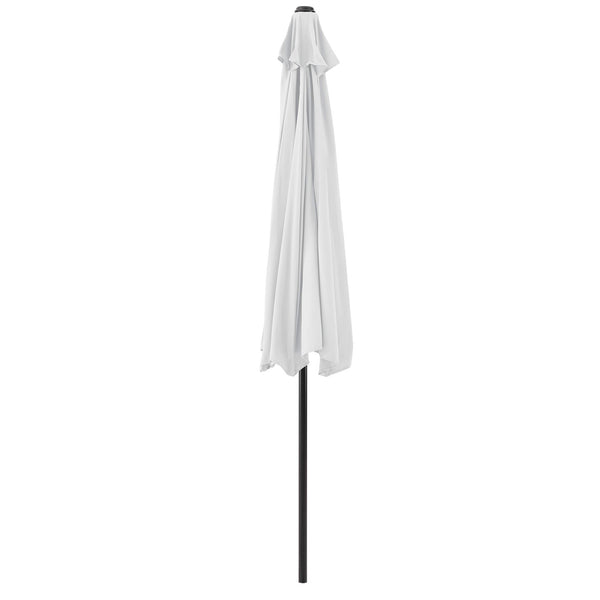Halb-Sonnenschirm Eger Ø300 Halbrund Weiss