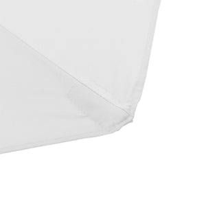 Halb-Sonnenschirm Eger Ø300 Halbrund Weiss