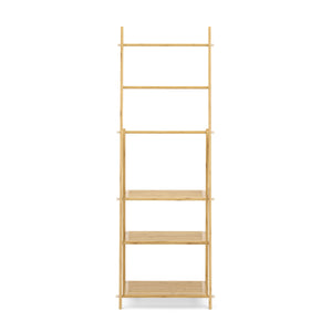 Handtuchleiter Bambus faltbar 53 x 31 x 152 cm natur