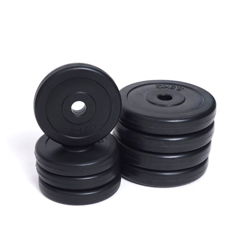 Set di dischi di peso 4x2,5 kg + 4x1,25 kg = 15 kg in totale