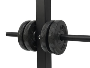 Hantelscheibenständer STATIVUM 8 Aufnahmen 25 mm schwarz