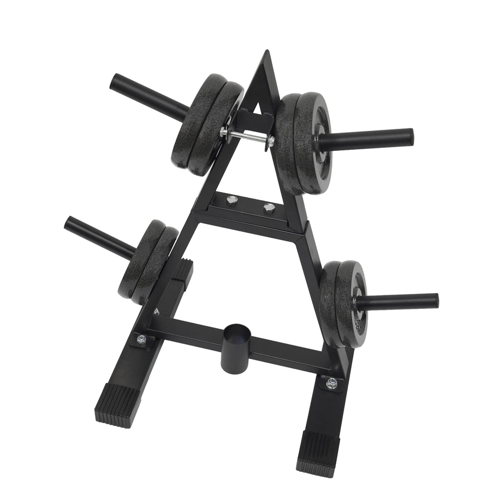 Hantelscheibenständer STATUMEN 4 Aufnahmen 25 mm schwarz
