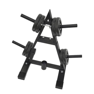 Hantelscheibenständer STATUMEN 4 Aufnahmen 25 mm schwarz