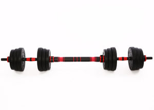 Hantelset Kurz- und Langhantel 20 kg