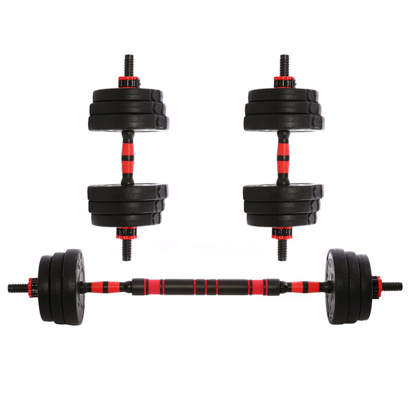 Hantelset Kurz- und Langhantel 20 kg