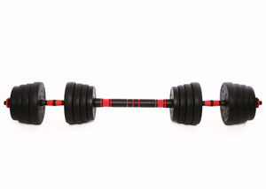 Hantelset Kurz- und Langhantel 30 kg
