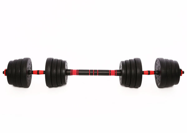 Hantelset Kurz- und Langhantel 30 kg