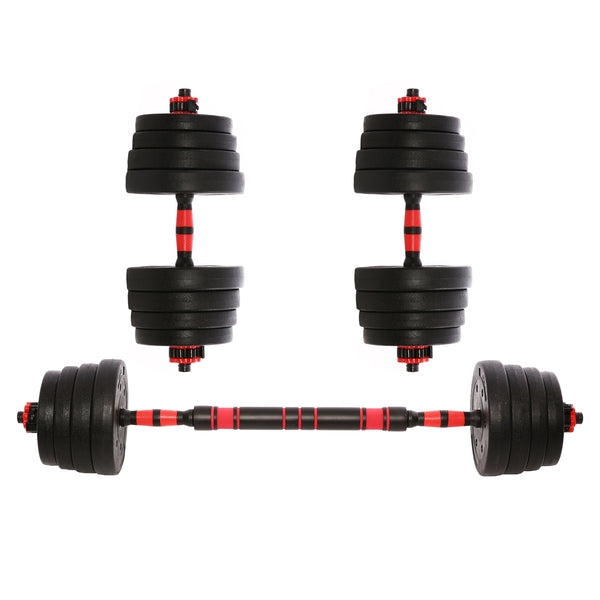 Hantelset Kurz- und Langhantel 30 kg