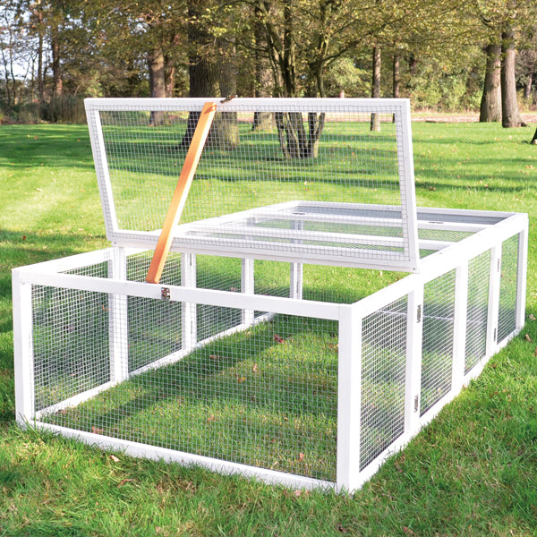Hasen Freilaufgehege Kaninchen Auslauf Rabbit RUN 181x100cm