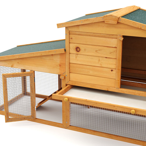 Kaninchenstall KLOPFER 204 x 45 x 85 cm