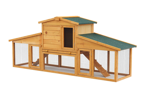 Kaninchenstall KLOPFER 204 x 45 x 85 cm