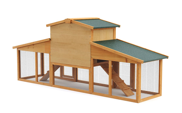 Kaninchenstall KLOPFER 204 x 45 x 85 cm