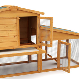 Kaninchenstall KLOPFER 204 x 45 x 85 cm