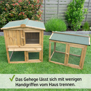 Hasenstall mit Freilauf Meister Lampe
