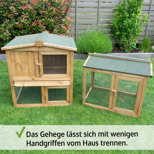 Hasenstall mit Freilauf Meister Lampe