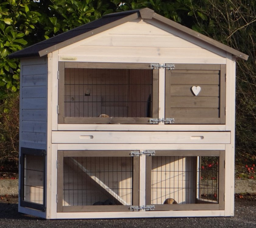 Rabbit hutch, regular size, with chew protection