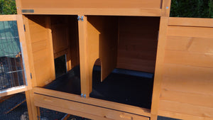 Hasenstall für 1-3 Kaninchen - Kaninchenstall mit Nagerschutz