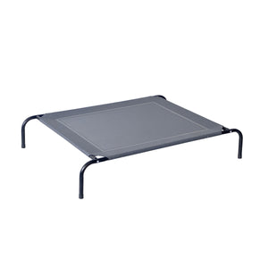 Hundebett erhöht 109 x 80 x 20 cm anthrazit/schwarz