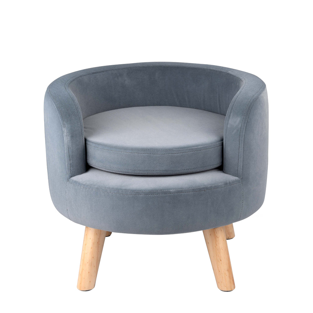 Pet sofa 40 x 36 cm grey