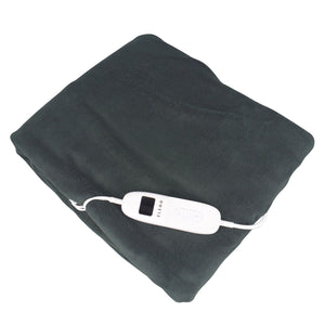 Heizdecke elektrisch 180 x 130 cm grau